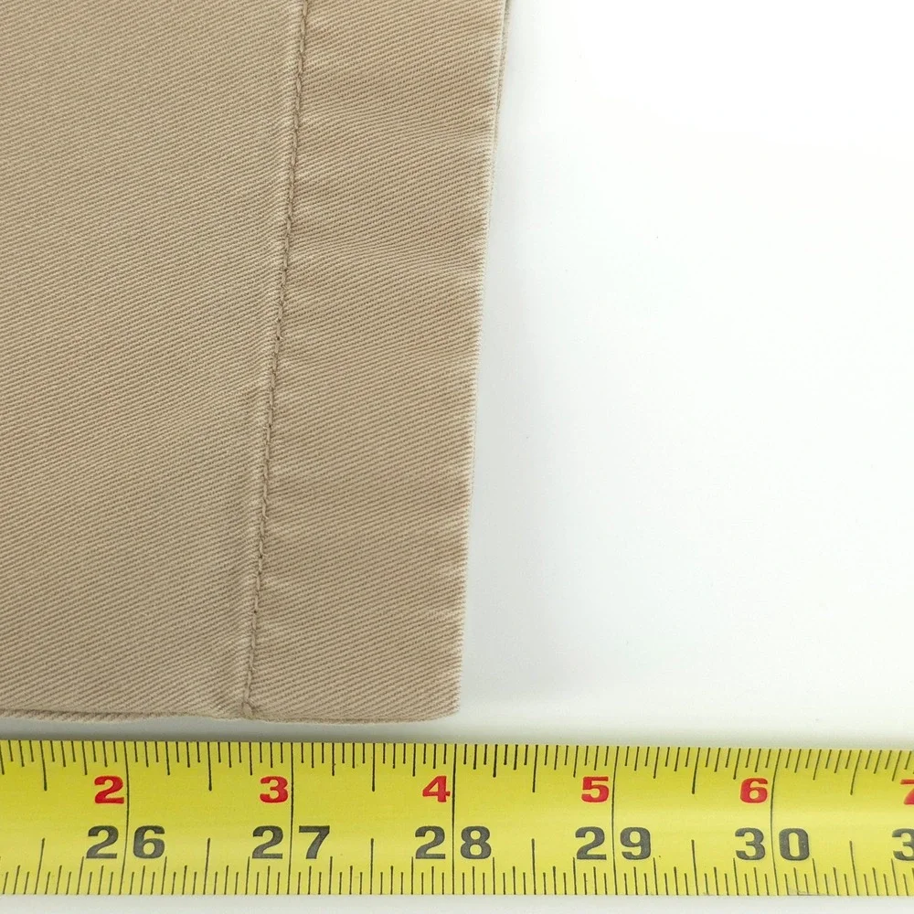 J.Crew The Sutton Men Pants 34x30 Khaki Tan Straight Leg Chino Business Casual